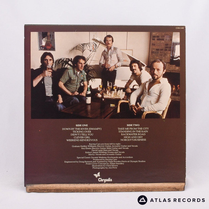 Racing Cars - Weekend Rendezvous - Lyric Sheet LP Vinyl Record - EX/EX