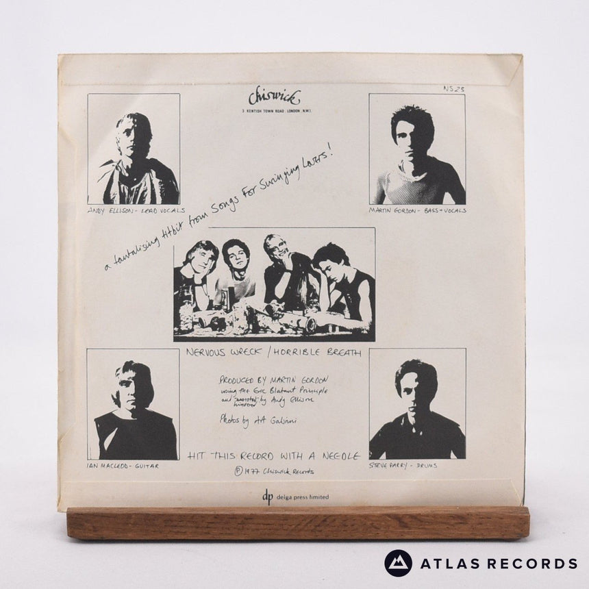 Radio Stars - Nervous Wreck - 7" Vinyl Record - EX/EX