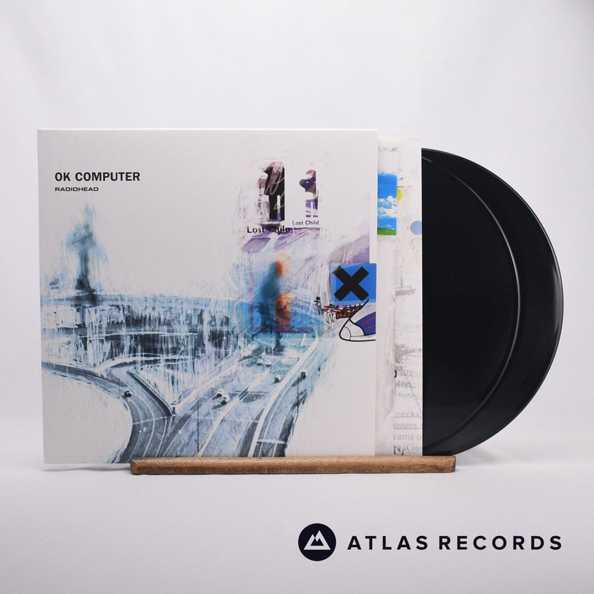 Radiohead OK Computer Double LP Vinyl Record - Front Cover & Record