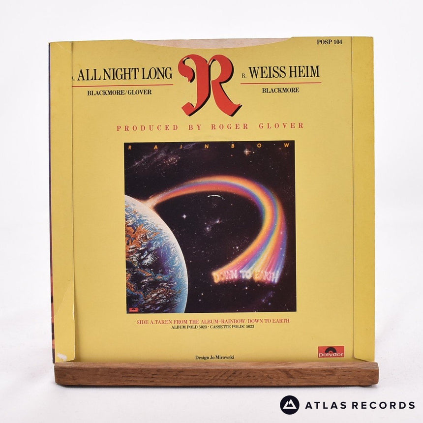 Rainbow - All Night Long - 7" Vinyl Record - VG+/VG+