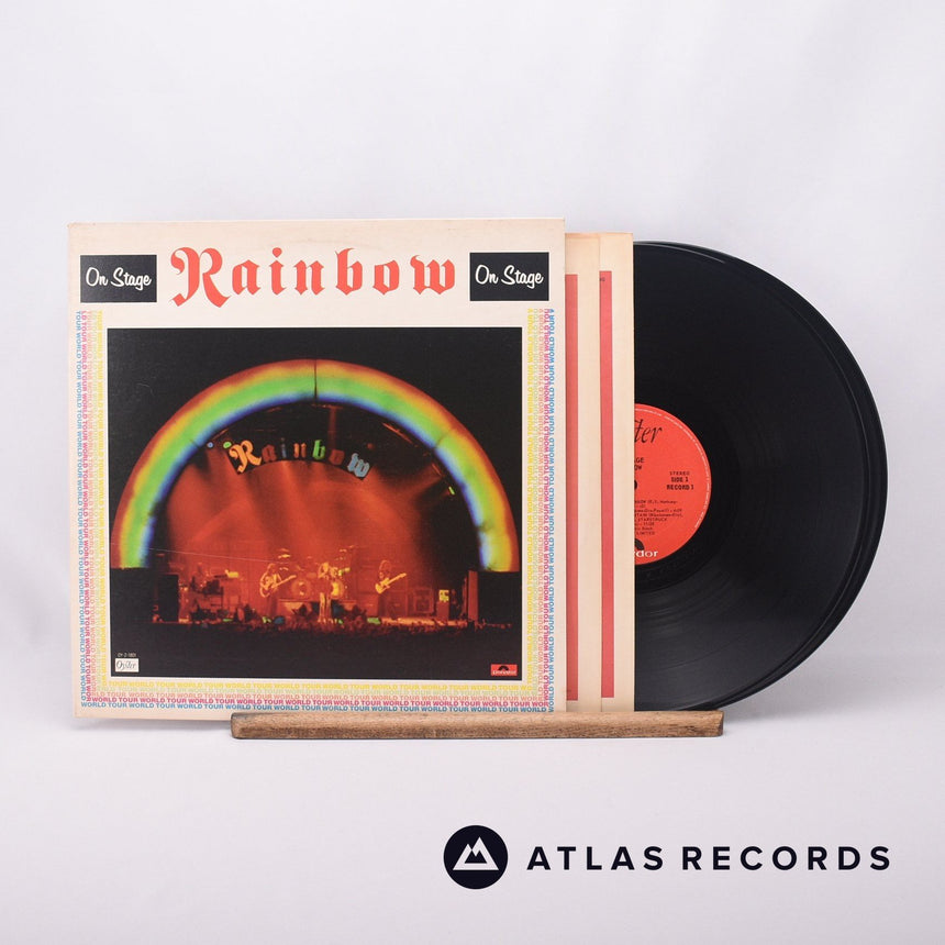 Rainbow On Stage Double LP Vinyl Record - Front Cover & Record