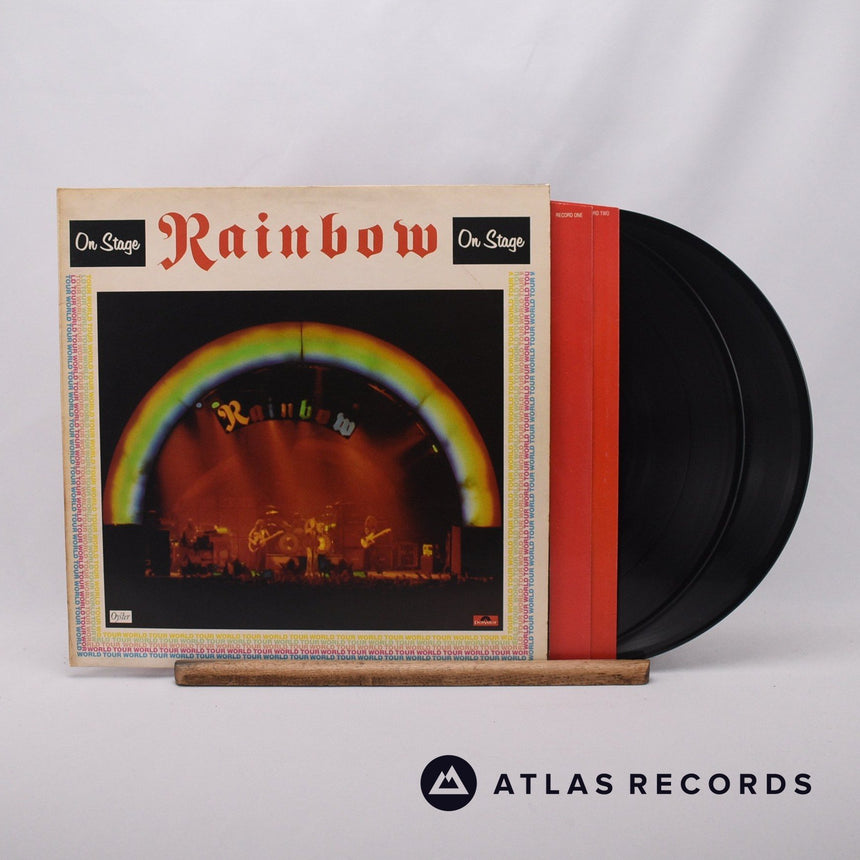 Rainbow On Stage Double LP Vinyl Record - Front Cover & Record