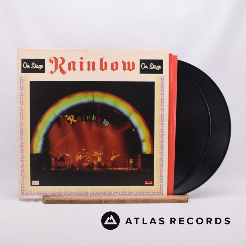 Rainbow On Stage Double LP Vinyl Record - Front Cover & Record