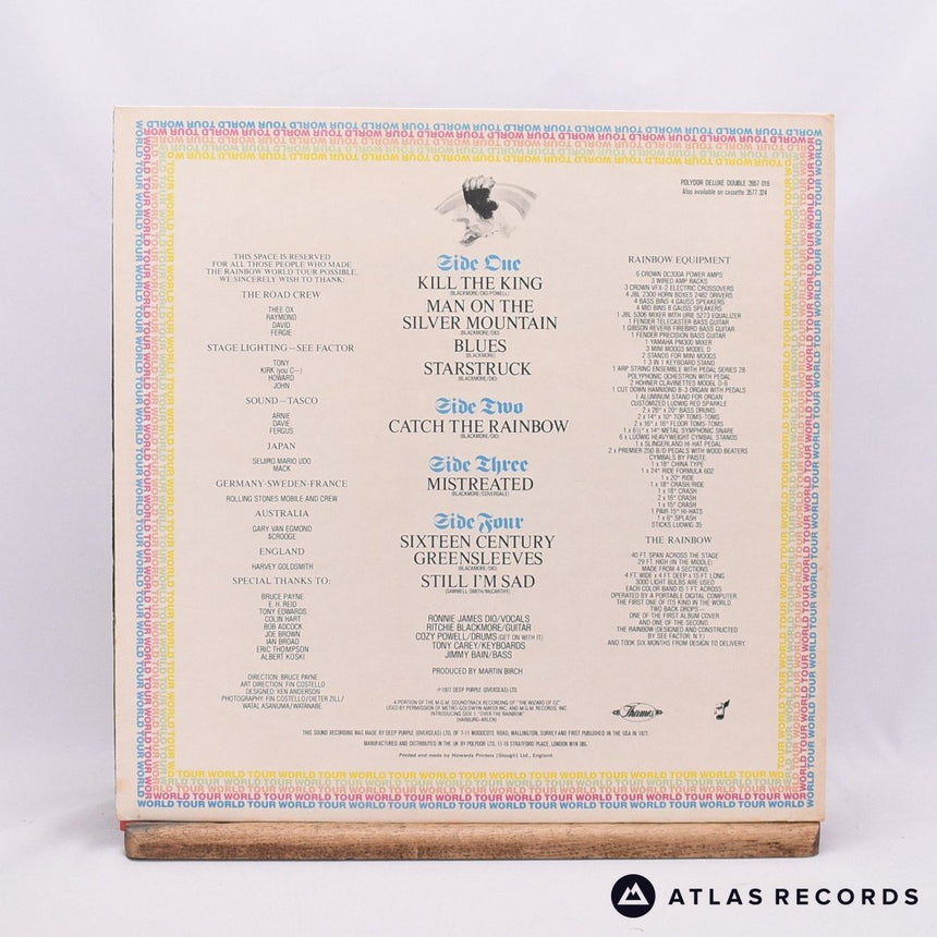 Rainbow - On Stage - a//2 b //2 a//2 b//7 Double LP Vinyl Record - VG+/EX