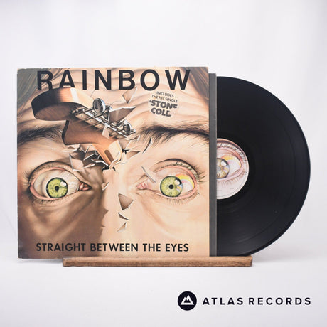 Rainbow Straight Between The Eyes LP Vinyl Record - Front Cover & Record