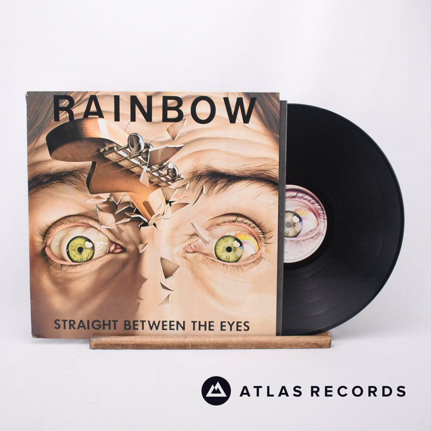 Rainbow Straight Between The Eyes LP Vinyl Record - Front Cover & Record