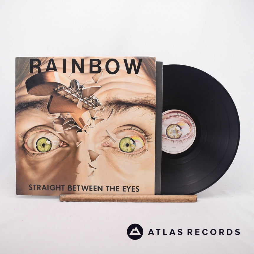 Rainbow Straight Between The Eyes LP Vinyl Record - Front Cover & Record