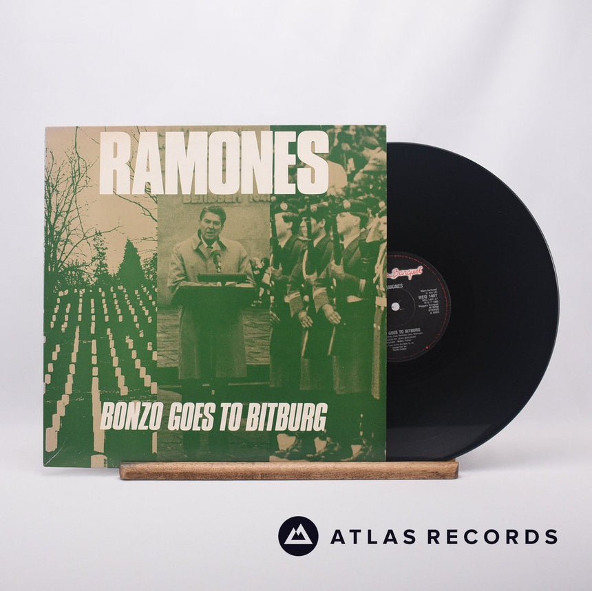 Ramones Bonzo Goes To Bitburg 12" Vinyl Record - Front Cover & Record