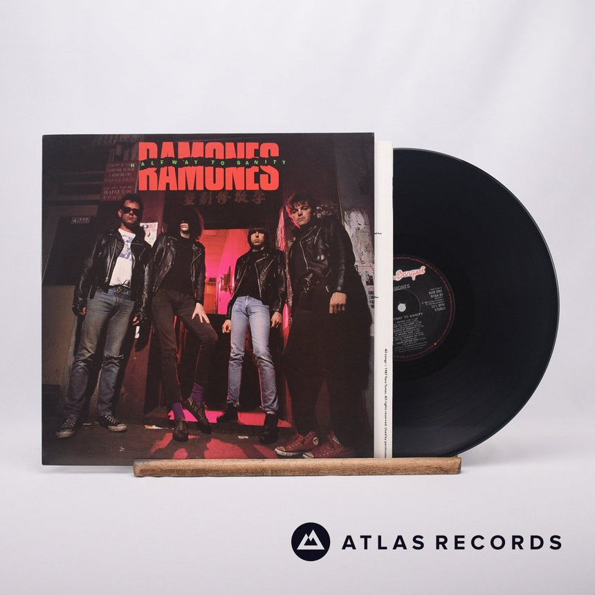 Ramones Halfway To Sanity LP Vinyl Record - Front Cover & Record
