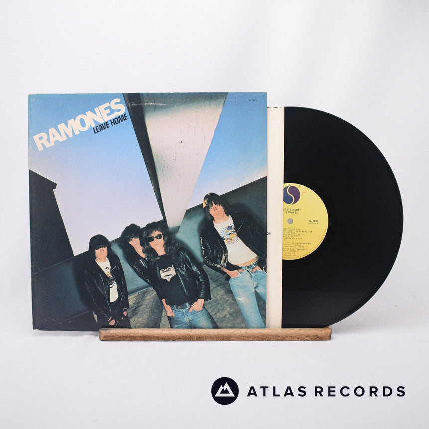Ramones Leave Home LP Vinyl Record - Front Cover & Record