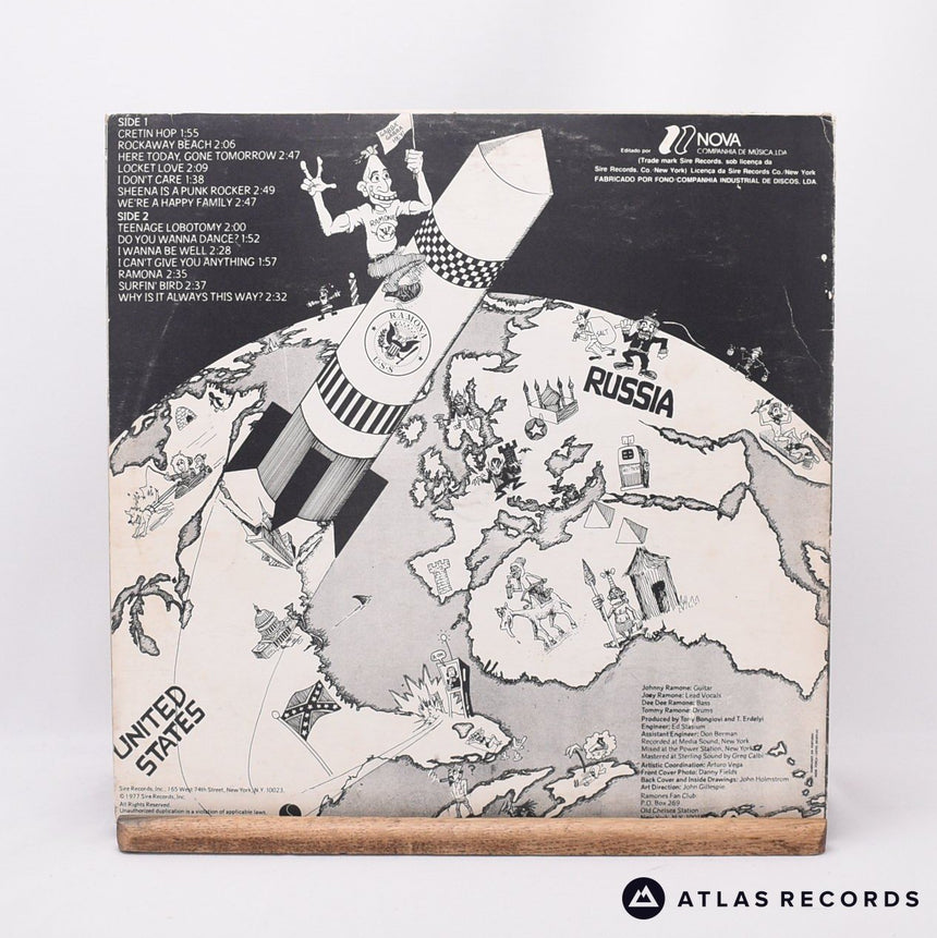 Ramones - Rocket To Russia - Portugal A B LP Vinyl Record - VG/VG