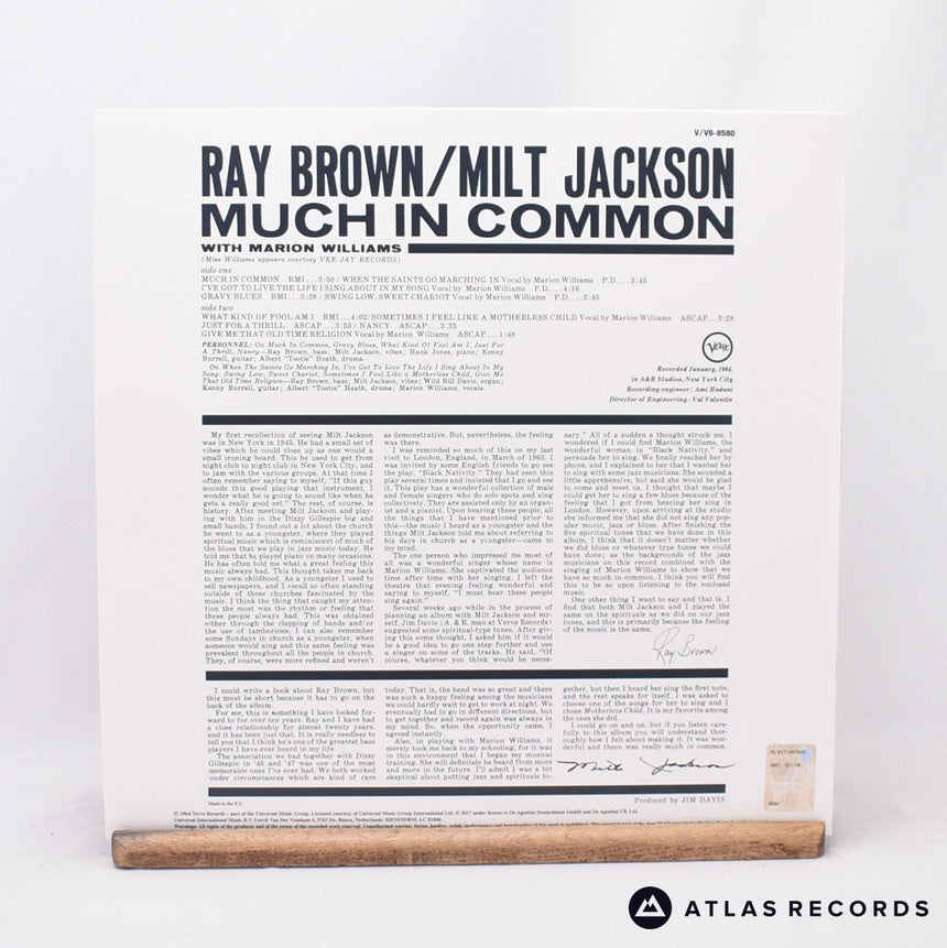 Ray Brown - Much In Common - 180G Booklet Reissue LP Vinyl Record - NM/EX
