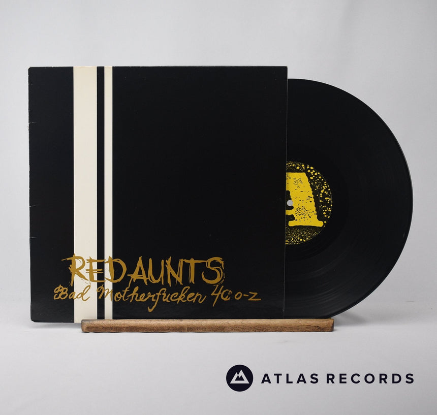 Red Aunts Bad Motherfucken 40 O-Z LP Vinyl Record - Front Cover & Record