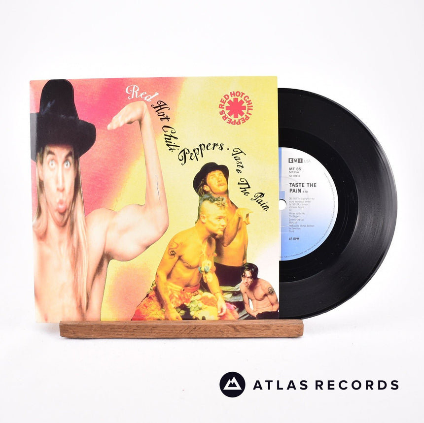 Red Hot Chili Peppers Taste The Pain 7" Vinyl Record - Front Cover & Record