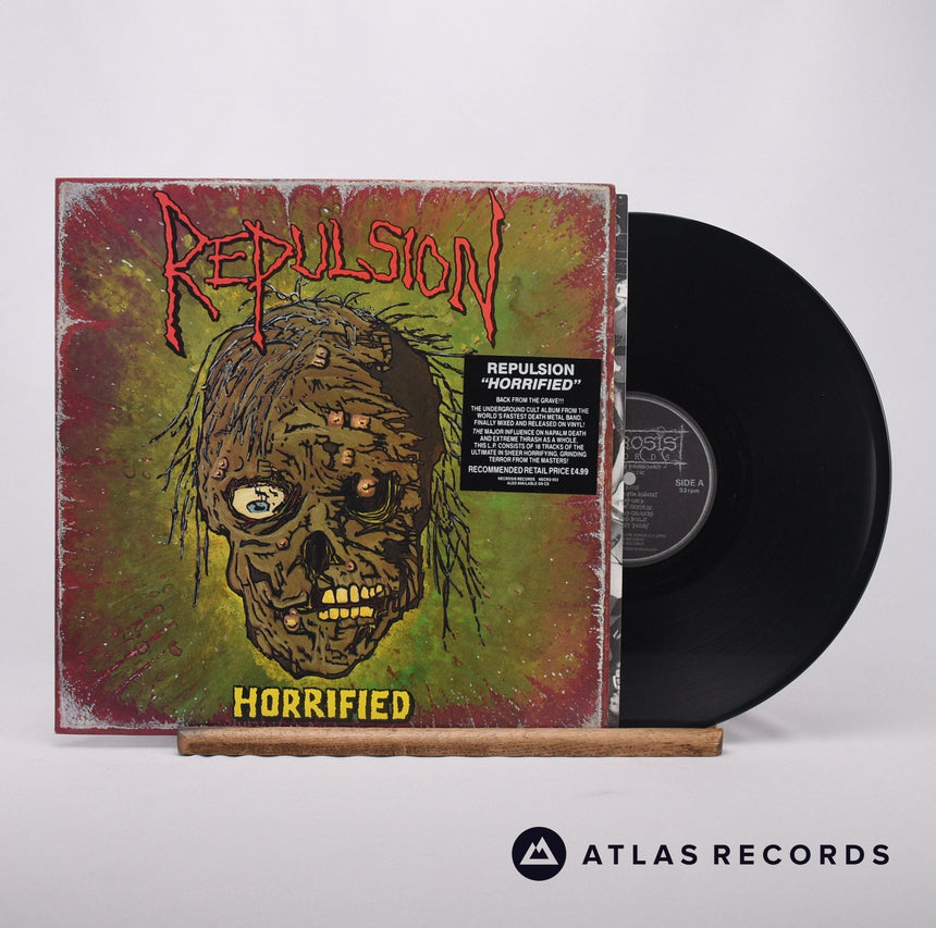 Repulsion Horrified LP Vinyl Record - Front Cover & Record