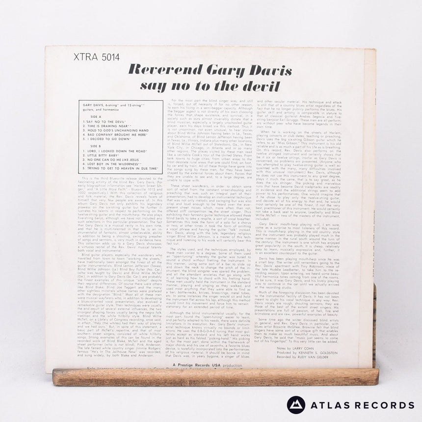 Rev. Gary Davis - Say No To The Devil - -A -B LP Vinyl Record - EX/VG+