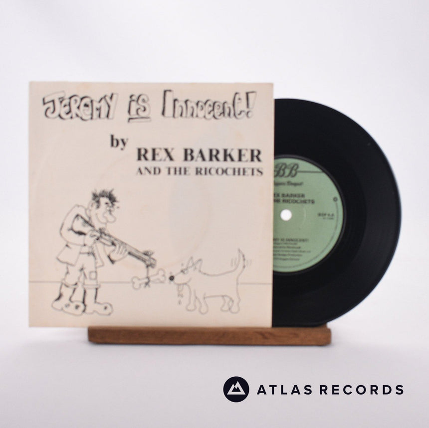 Rex Barker And The Ricochets Jeremy Is Innocent! 7" Vinyl Record - Front Cover & Record