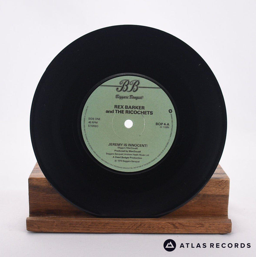 Rex Barker And The Ricochets - Jeremy Is Innocent! - 7" Vinyl Record - VG+/EX