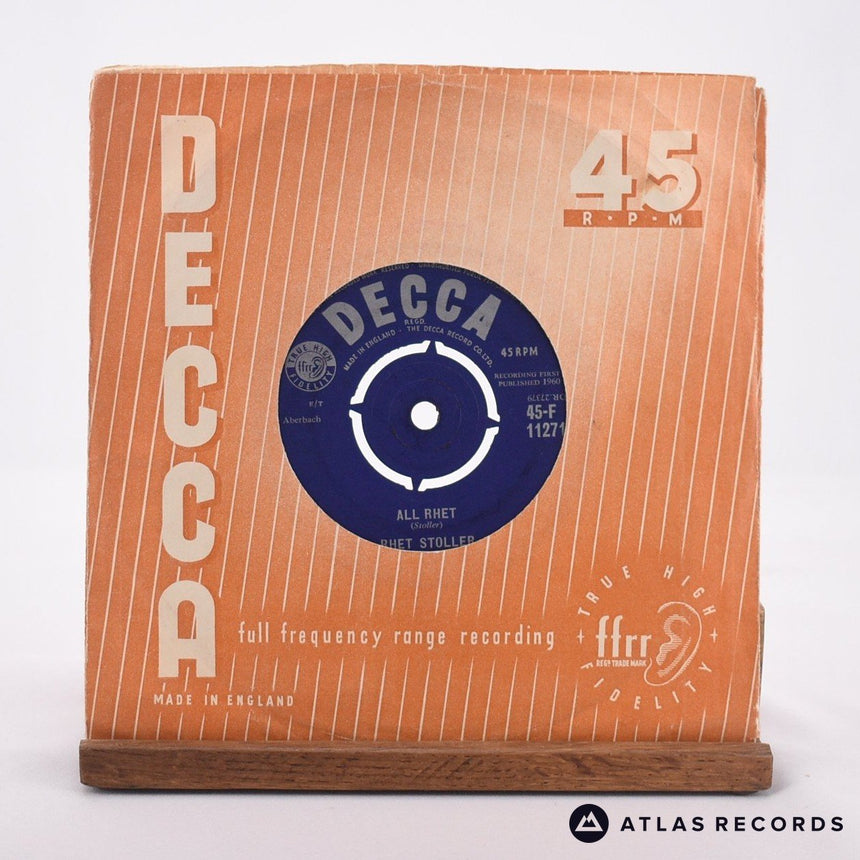 Rhet Stoller - Walk Don't Run - 7" Vinyl Record - VG+/EX