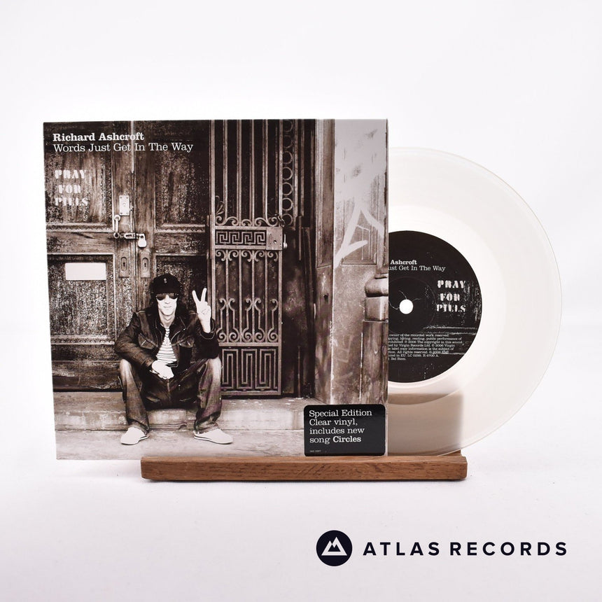 Richard Ashcroft Words Just Get In The Way 7" Vinyl Record - Front Cover & Record