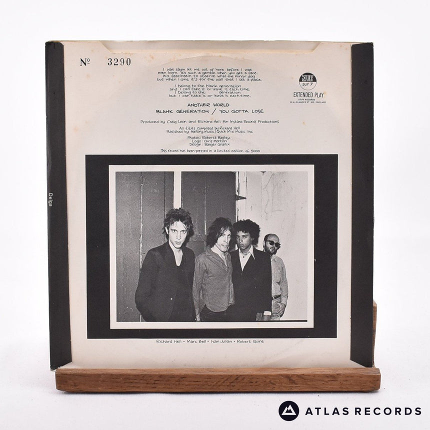 Richard Hell - Another World - 7" EP Vinyl Record - VG+/EX