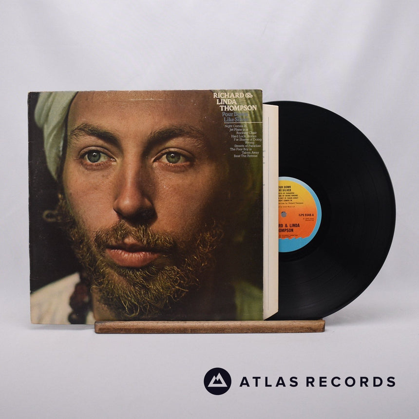 Richard & Linda Thompson Pour Down Like Silver LP Vinyl Record - Front Cover & Record