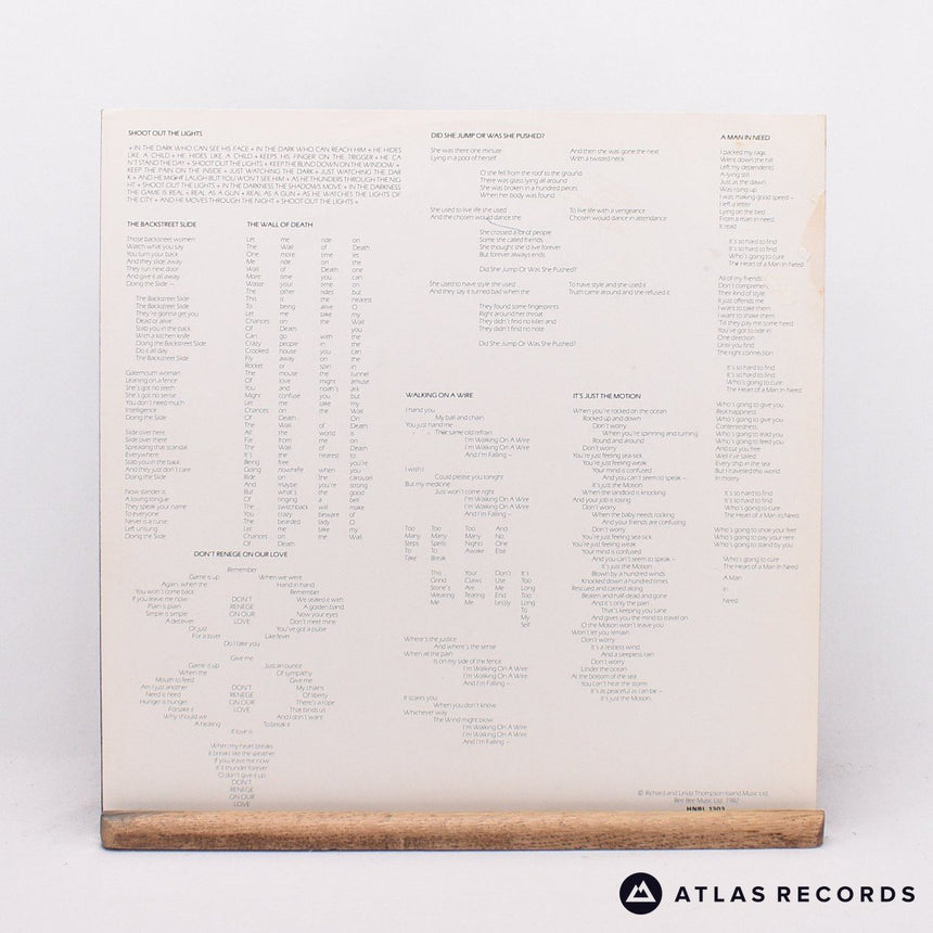 Richard & Linda Thompson - Shoot Out The Lights - Mpo LP Vinyl Record - EX/EX
