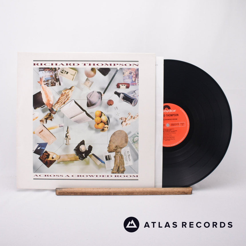 Richard Thompson - Across A Crowded Room - Lyric Sheet LP Vinyl Record - EX/EX