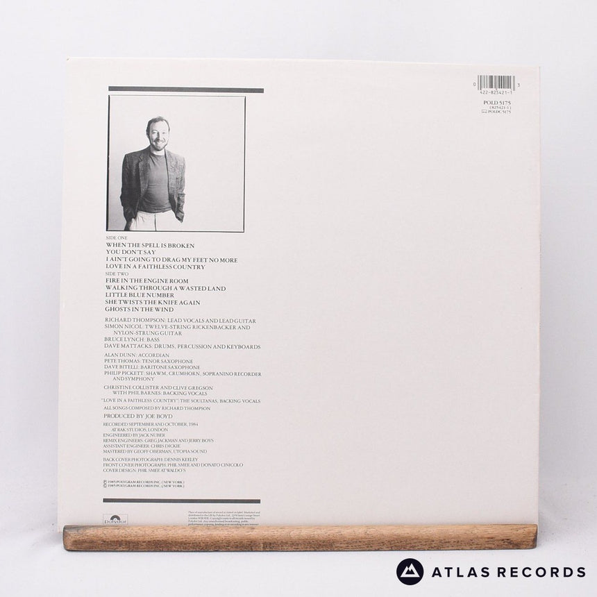 Richard Thompson - Across A Crowded Room - Lyric Sheet LP Vinyl Record - EX/EX