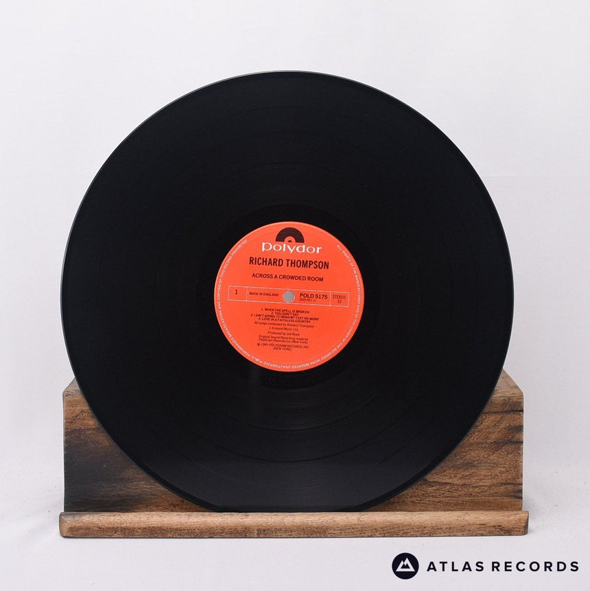 Richard Thompson - Across A Crowded Room - Lyric Sheet LP Vinyl Record - EX/EX