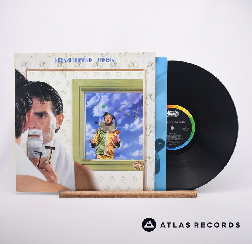 Richard Thompson Amnesia LP Vinyl Record - Front Cover & Record
