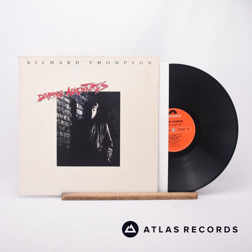 Richard Thompson Daring Adventures LP Vinyl Record - Front Cover & Record