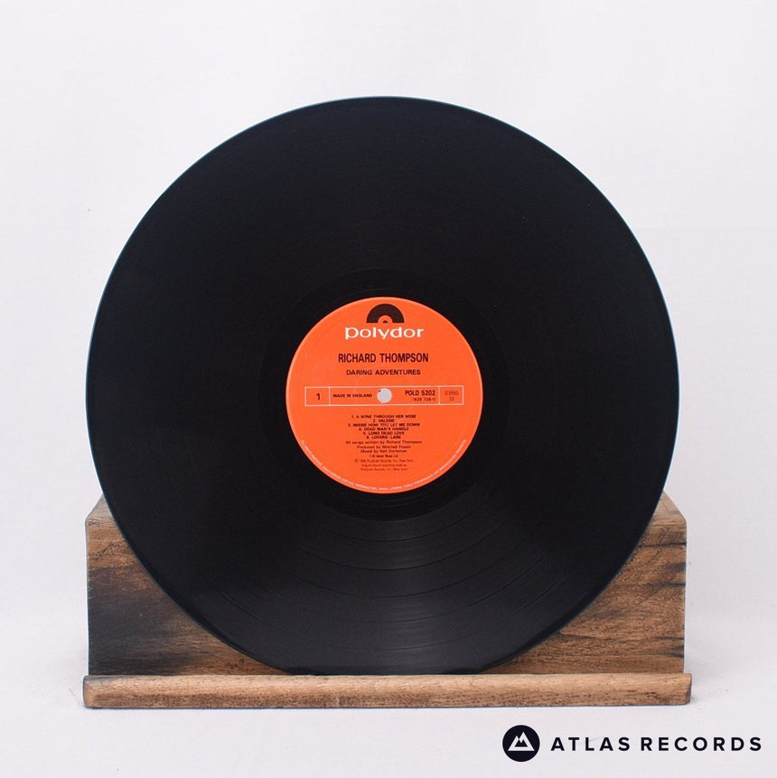 Richard Thompson - Daring Adventures - Insert LP Vinyl Record - VG+/EX
