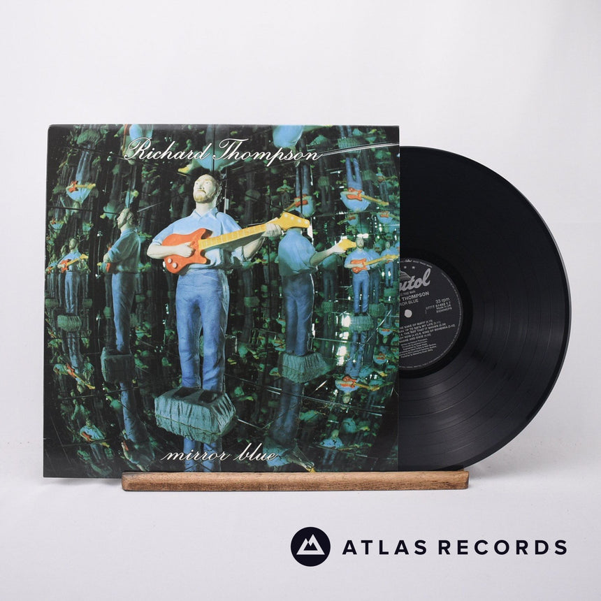 Richard Thompson - Mirror Blue - A-1 B-1 LP Vinyl Record - EX/EX