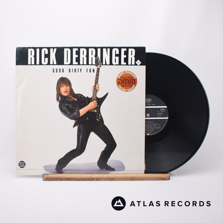 Rick Derringer Good Dirty Fun LP Vinyl Record - Front Cover & Record