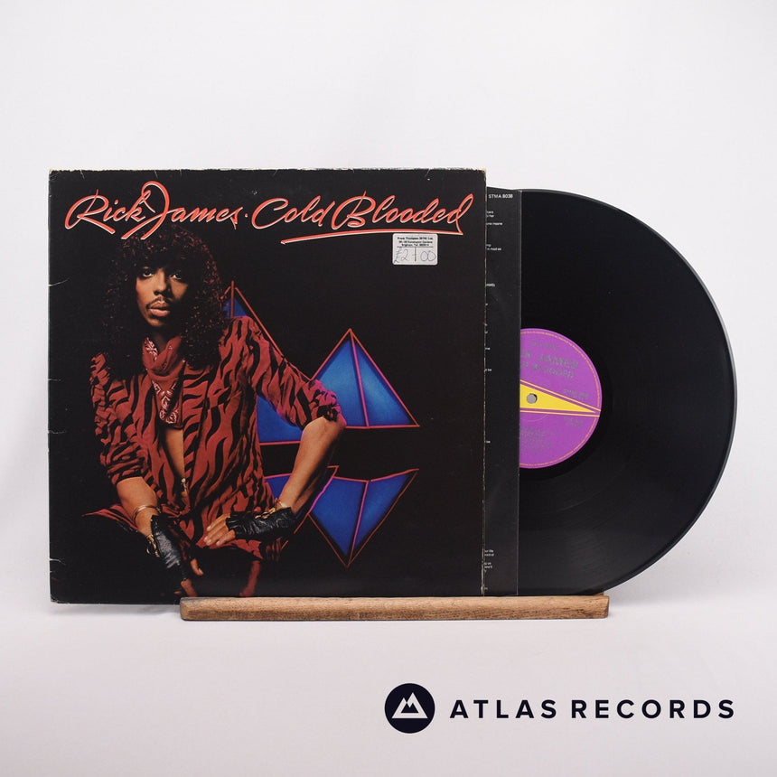 Rick James Cold Blooded LP Vinyl Record - Front Cover & Record