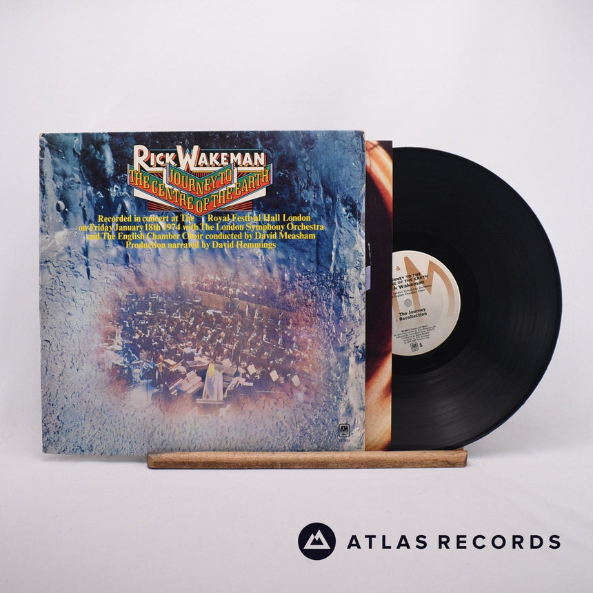 Rick Wakeman Journey To The Centre Of The Earth LP Vinyl Record - Front Cover & Record