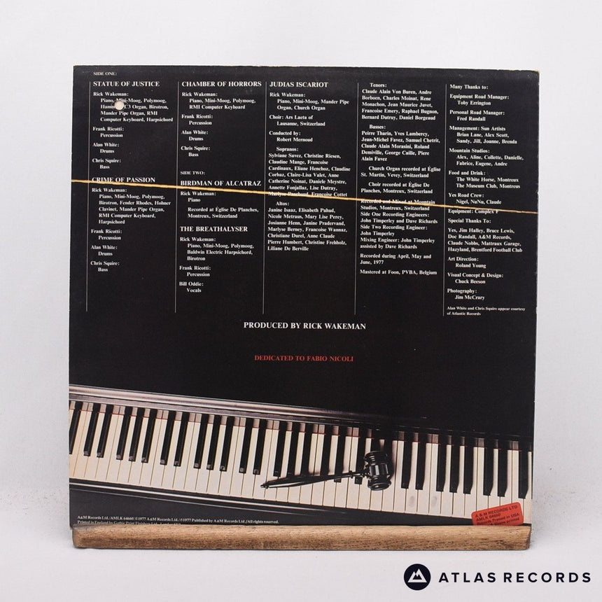 Rick Wakeman - Rick Wakeman's Criminal Record - LP Vinyl Record - VG+/EX