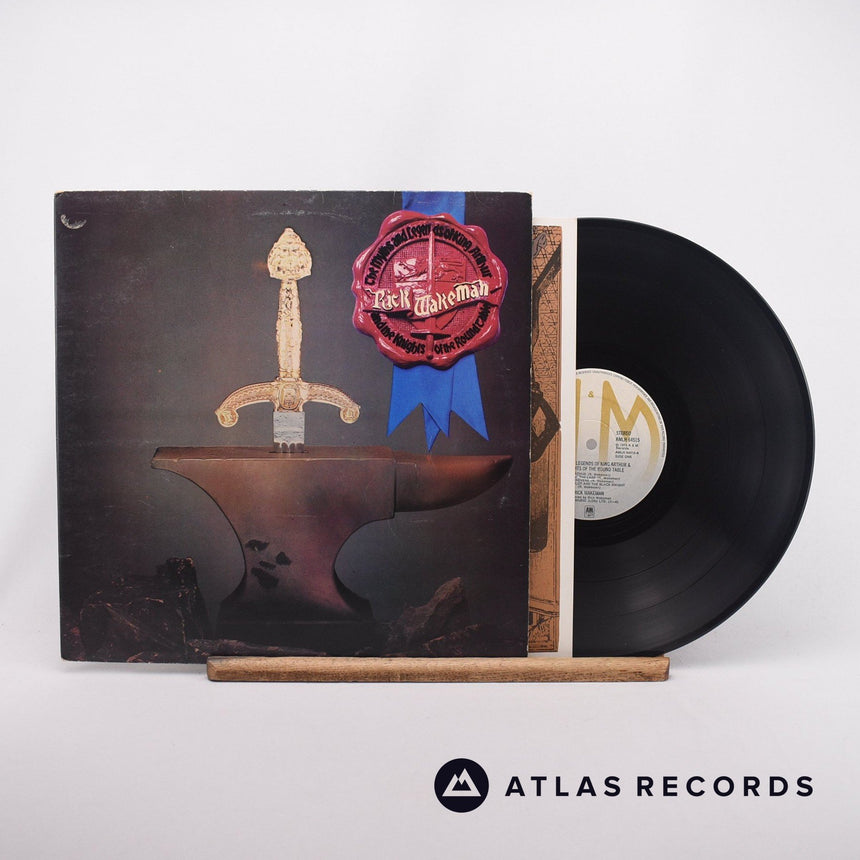 Rick Wakeman The Myths And Legends Of King Arthur And The Knights Of The Round Table LP Vinyl Record - Front Cover & Record