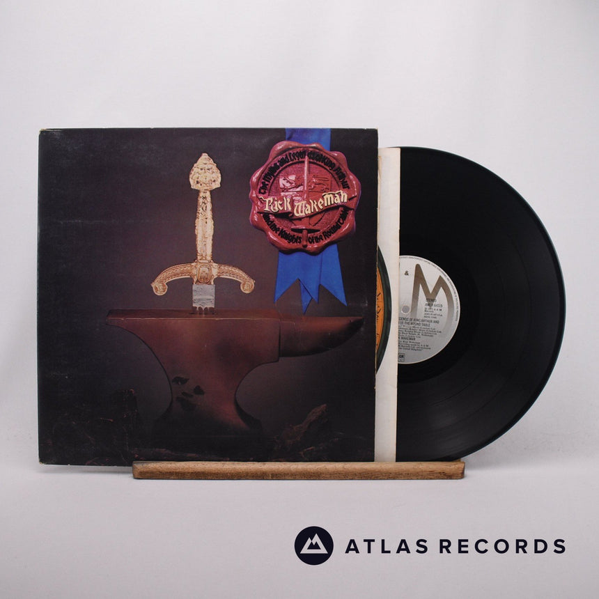 Rick Wakeman The Myths And Legends Of King Arthur And The Knights Of The Round Table LP Vinyl Record - Front Cover & Record