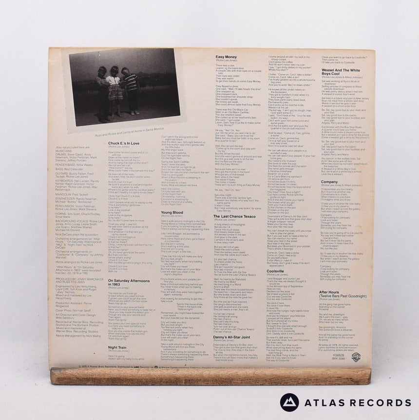Rickie Lee Jones - Rickie Lee Jones - LP Vinyl Record - VG+/EX