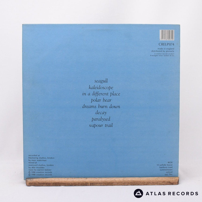 Ride - Nowhere - Embossed Sleeve A1 B1 LP Vinyl Record - EX/VG+