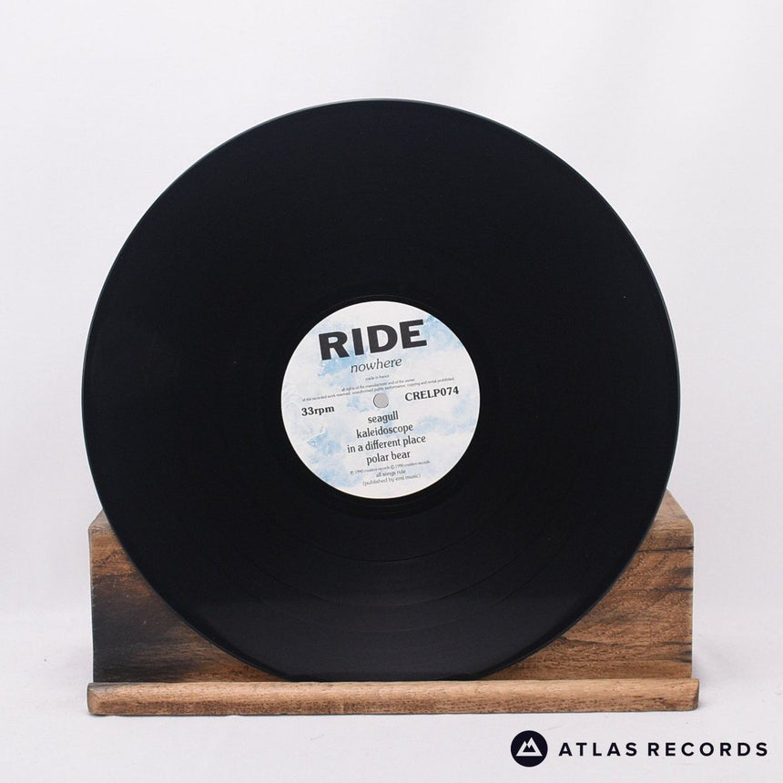 Ride - Nowhere - Embossed Sleeve A1 B1 LP Vinyl Record - EX/VG+