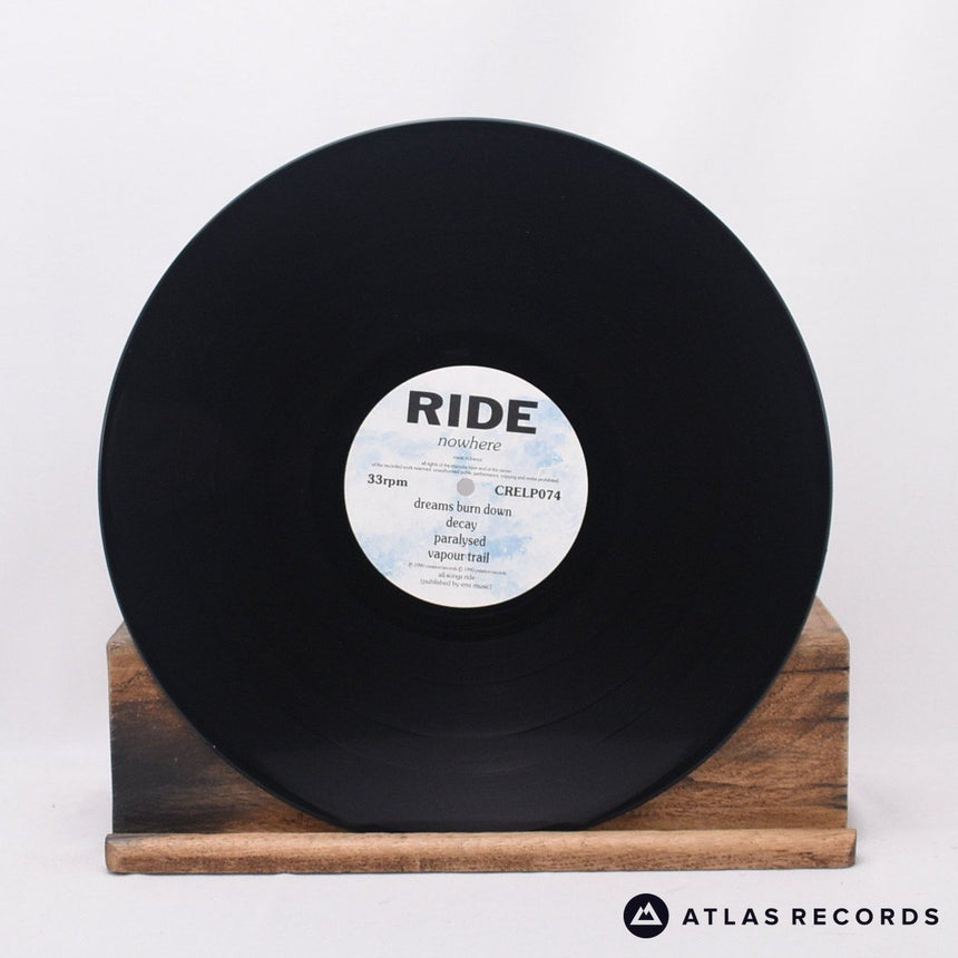Ride - Nowhere - Embossed Sleeve A1 B1 LP Vinyl Record - EX/VG+
