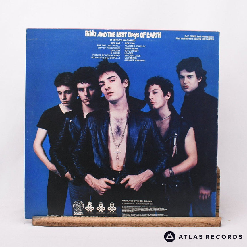 Rikki And The Last Days Of Earth - Four Minute Warning - LP Vinyl Record