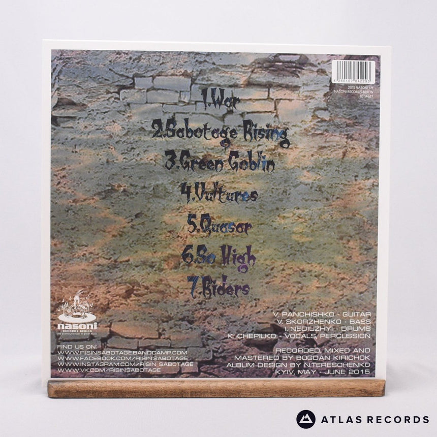 Risin Sabotage - Risin Sabotage - Gold Limited Edition LP Vinyl Record - NM/NM