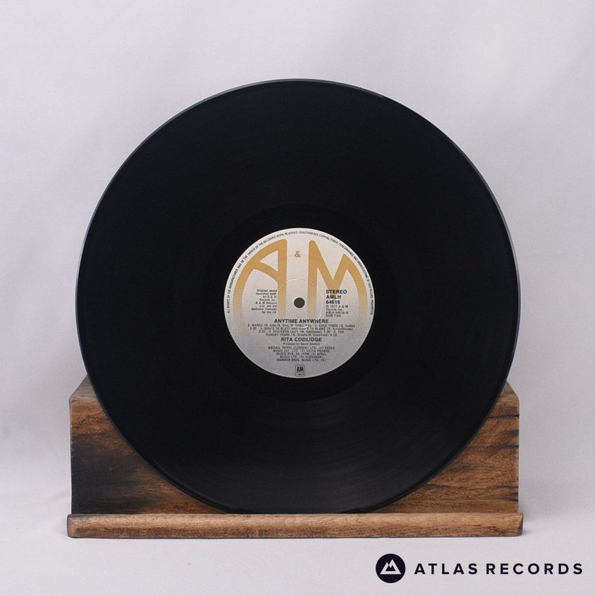 Rita Coolidge - Anytime... Anywhere - Lyric Sheet LP Vinyl Record - VG+/VG+