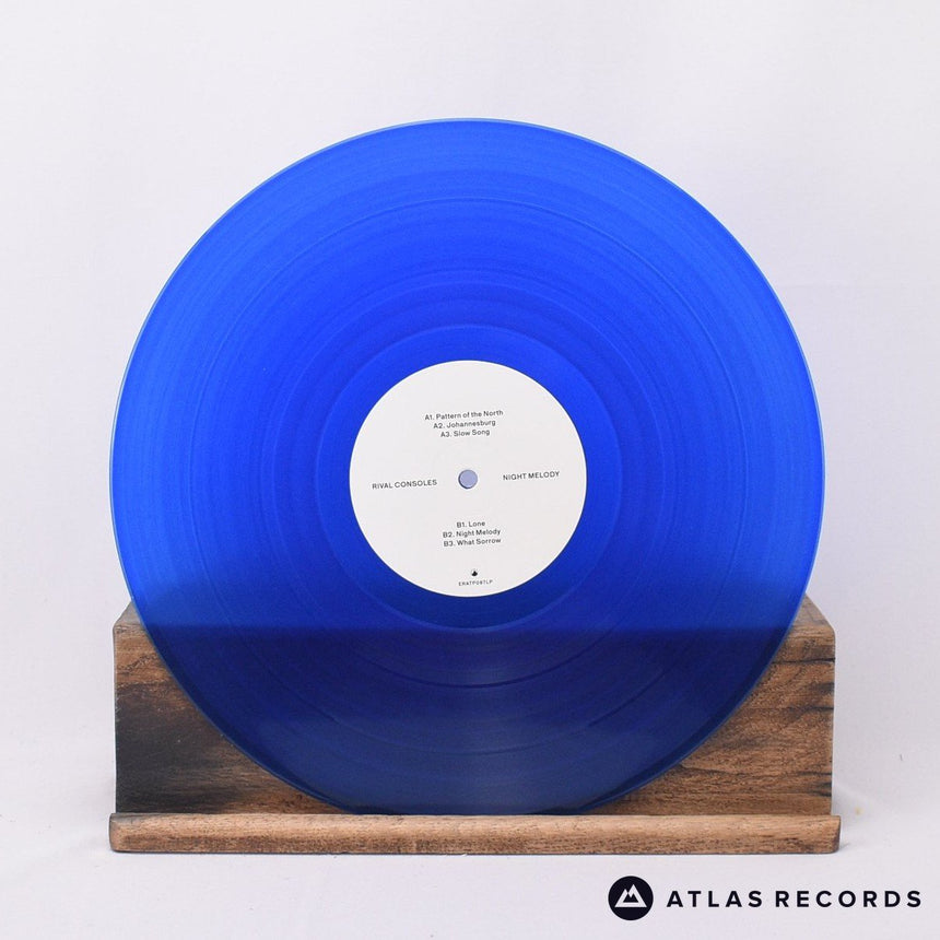 Rival Consoles - Night Melody - Blue Die-Cut Sleeve LP Vinyl Record - NM/VG+