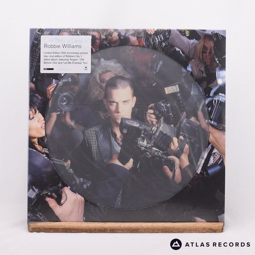 Robbie Williams Life Thru A Lens LP Vinyl Record - Front Cover & Record
