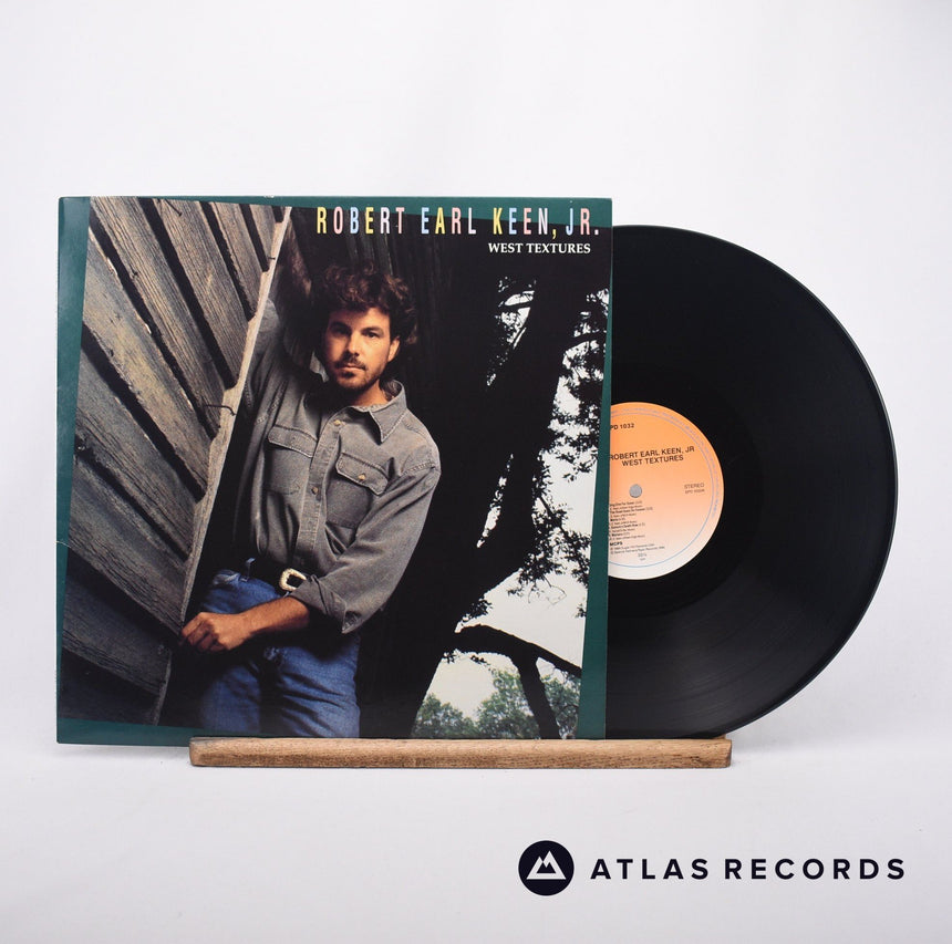 Robert Earl Keen West Textures LP Vinyl Record - Front Cover & Record